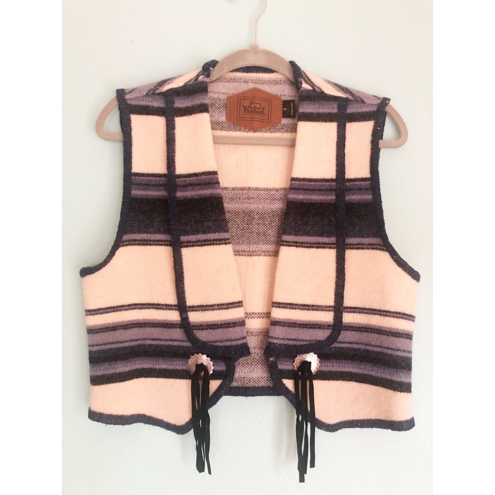 Vintage Southwest-style Woolrich Women’s Wool Vest